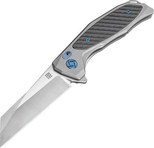 Artisan Megahawk Framelock Gray S35VN 1809G-GYS by Artisan