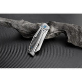 Artisan Megahawk Framelock Premium Satin S35VN for EDC by Artisan