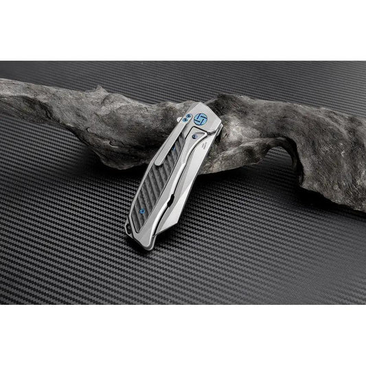 Artisan Megahawk Framelock Premium Satin S35VN for EDC by Artisan