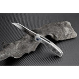 Artisan Megahawk Framelock Premium Satin S35VN for EDC by Artisan