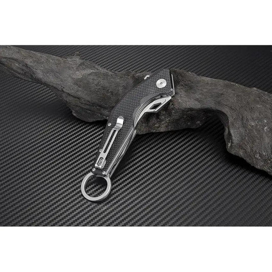 Artisan Cobra Linerlock Knife D2 Blade Textured Black G10 Handle EDC And Outdoor Ready For Everyday Carry Enthusiasts by Artisan