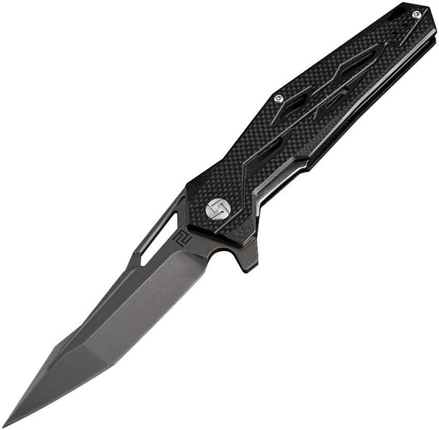 Artisan Bomardier Linerlock Black D2 1812P-BBK by Artisan