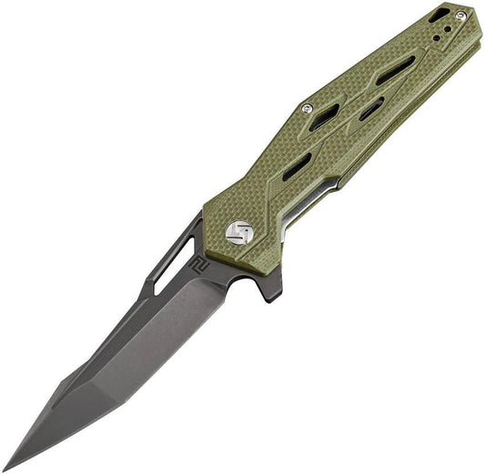 Artisan Bomardier Linerlock Green D2 1812P-BGN by Artisan
