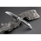 Premium Artisan Apache Nomad Framelock Knife Gry M39 3.5in Blade For EDC And Outdoor Enthusiasts by Artisan