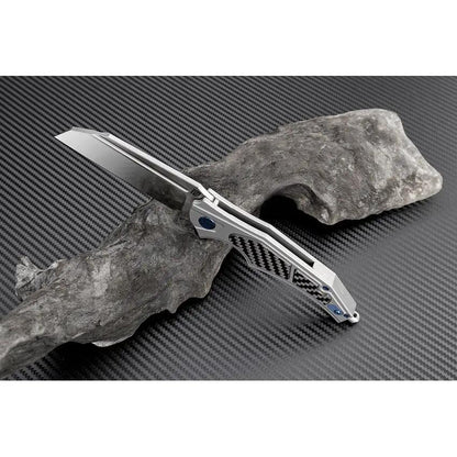 Premium Artisan Apache Nomad Framelock Knife Gry M39 3.5in Blade For EDC And Outdoor Enthusiasts by Artisan
