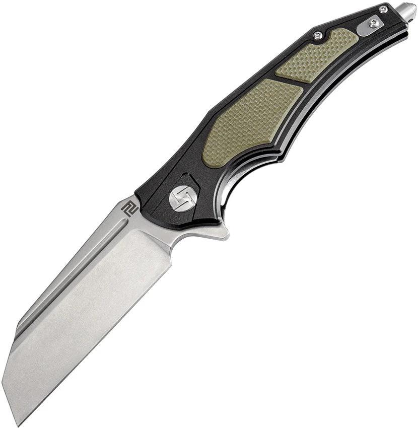 Artisan Apache Nomad Linerlock Green D 1813P-BGN by Artisan