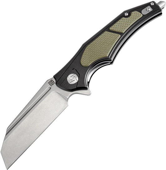 Artisan Apache Nomad Linerlock Green D 1813P-BGN by Artisan