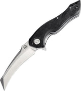 Artisan Eagle Linerlock Black D2 1816P-BKF by Artisan
