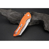 Artisan Eagle Linerlock Orange D2 Folding Knife For EDC And Outdoors With Compact Reliable Performance by Artisan