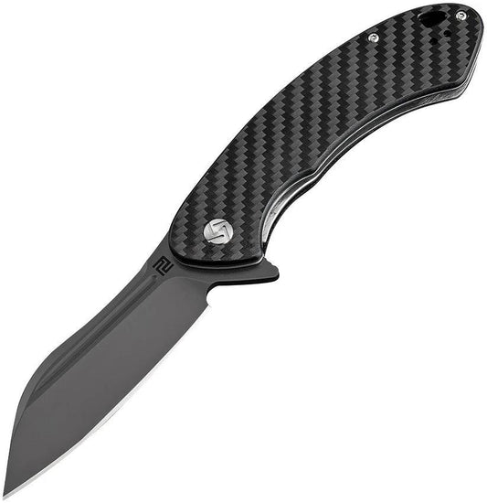 Artisan Eterno Linerlock D2 CF 1818P-BCF by Artisan