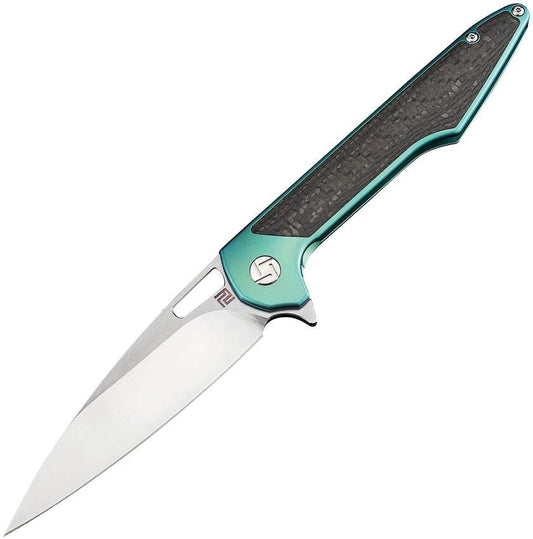 Artisan Archaeo Framelock Green M390 1821G-GNM by Artisan