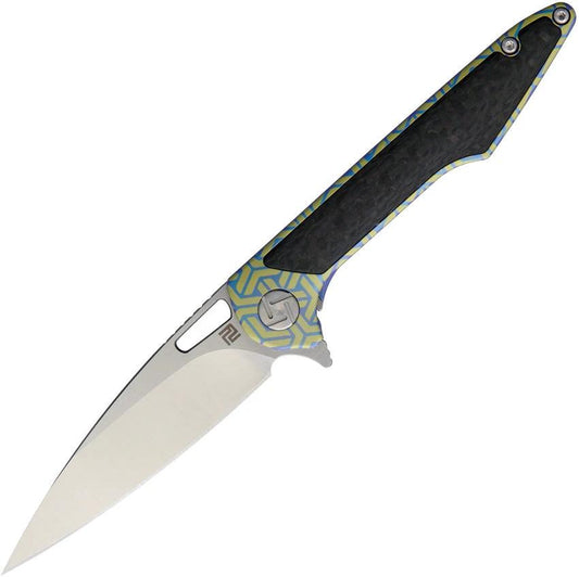 Artisan Small Archaeo Framelock 1821GS-BU02 by Artisan