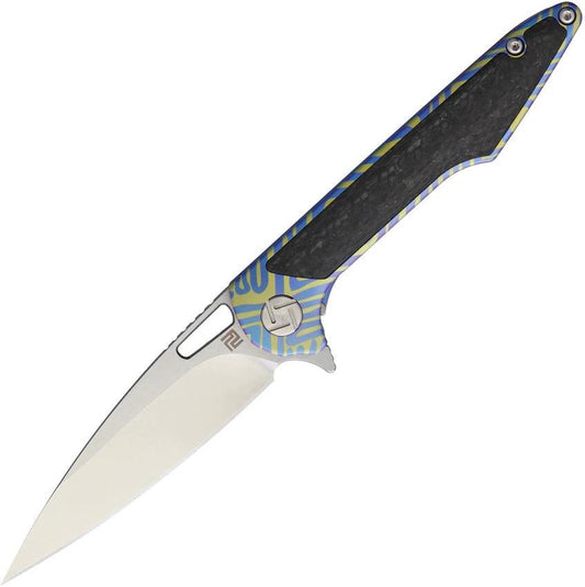 Artisan Small Archaeo Framelock 1821GS-BU03 by Artisan