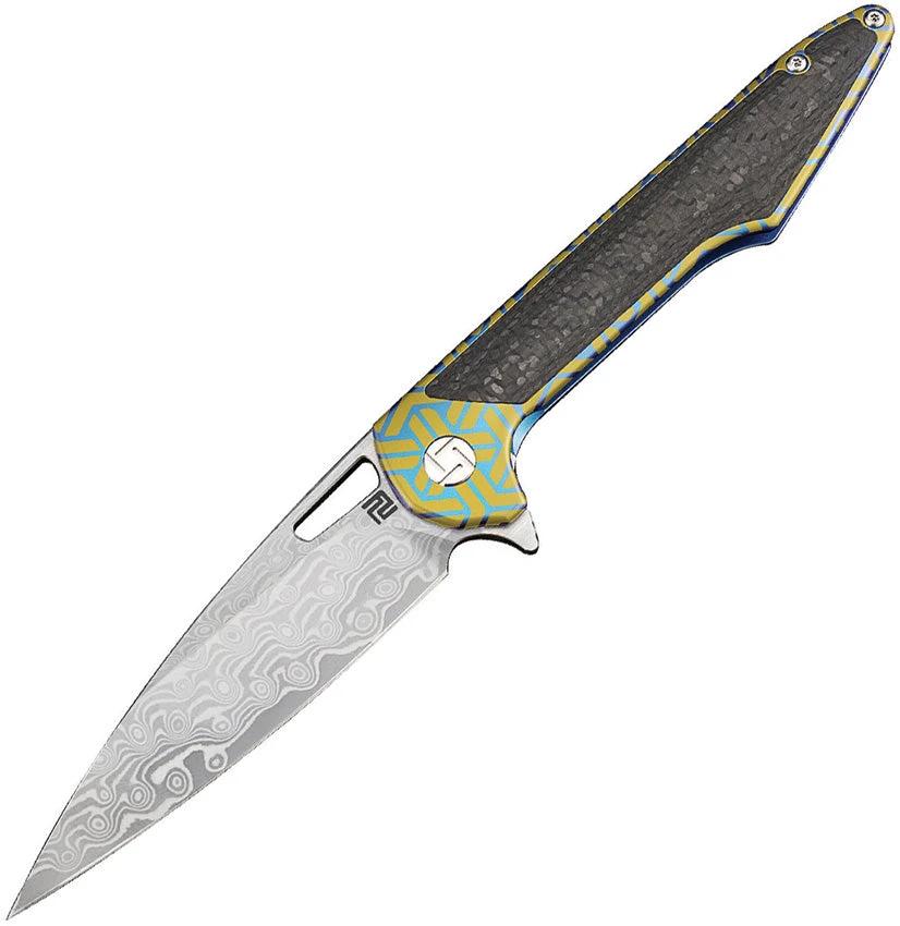 Artisan Small Archaeo Framelock 1821GSD-BU02 by Artisan