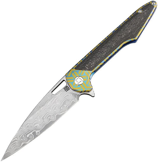 Artisan Small Archaeo Framelock 1821GSD-BU02 by Artisan