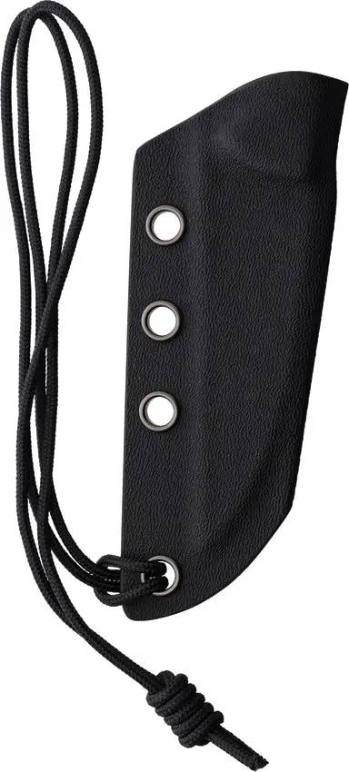 Artisan Sea Snake Fixed Blade Knife With Wharncliffe Blade Black G10 Full Tang Kydex Neck Sheath For Outdoor Enthusiasts by Artisan
