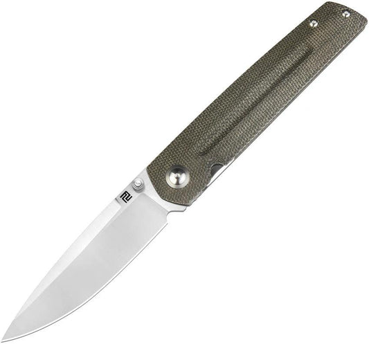 Artisan Sirius Linerlock Green Mic 1849P-ODG by Artisan