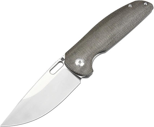Artisan SATYR Framelock OD Mic 1852G-ODG by Artisan