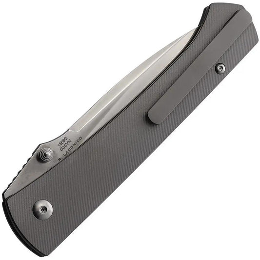 Artisan Andromeda Button Lock Knife Gray 1856G-GY S35VN Premium Satin Blade EDC Everyday Carry by Artisan