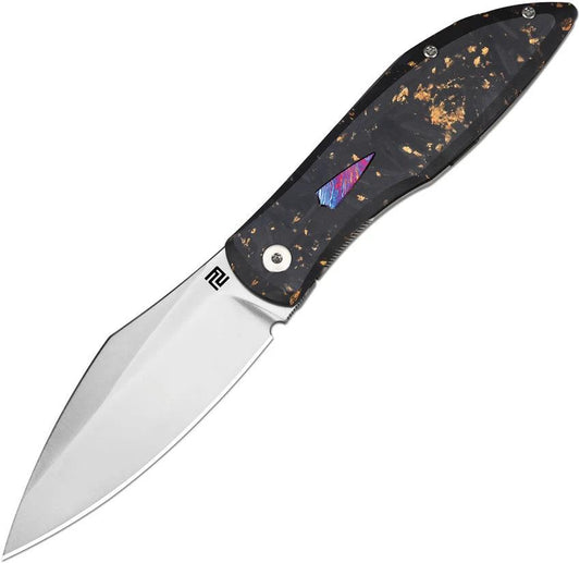 Artisan Weyden Framelock Gold Flake 1859G-GCF by Artisan