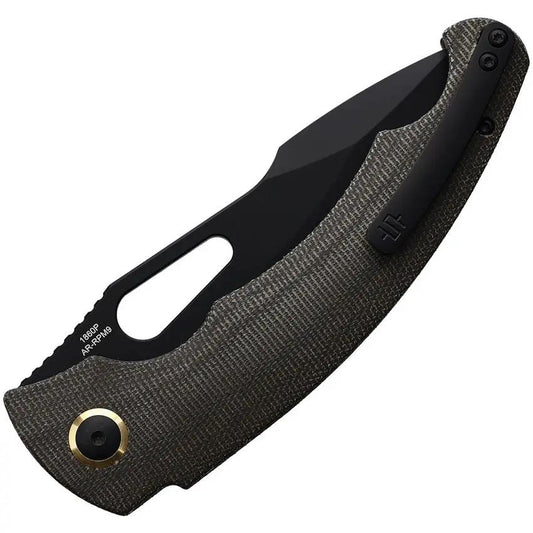 Artisan Xcellerator Linerlock Green 3.75in AR-RPM9 Blade Compact High Performance EDC Knife by Artisan