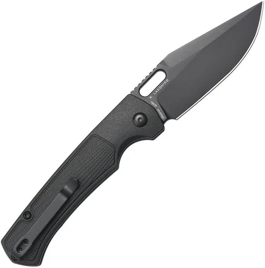 Artisan Revel Button Lock Folding Knife Black FRN Handle 4.5in Closed Ideal For EDC Enthusiasts by Artisan