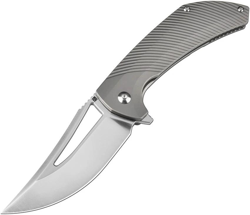 Artisan Banjaara Framelock S90V Ti 1868G-GY by Artisan