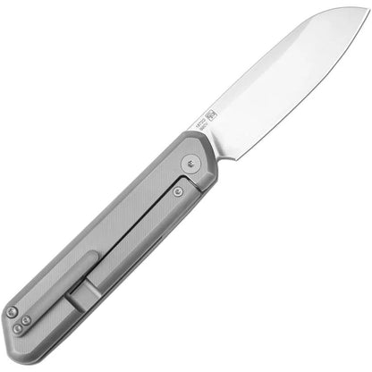 Artisan IO Framelock Folding Knife Gray 3in S90V Blade Titanium Handle Precision Engineered for EDC Enthusiasts by Artisan