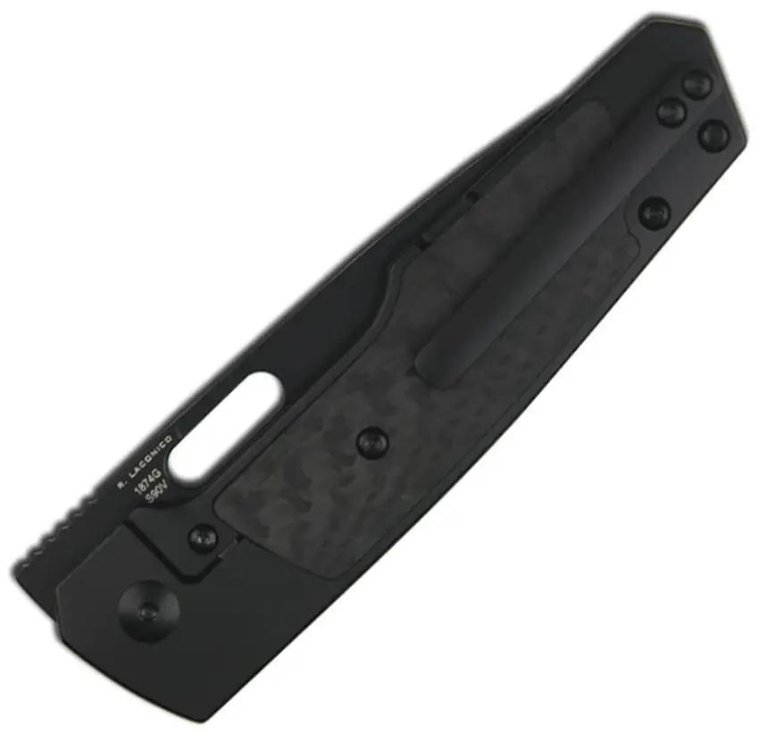 Artisan Gambit Knight Framelock Knife ThreePointFiveInch S90V Blade Carbon Fiber Inlay Premium EDC by Artisan