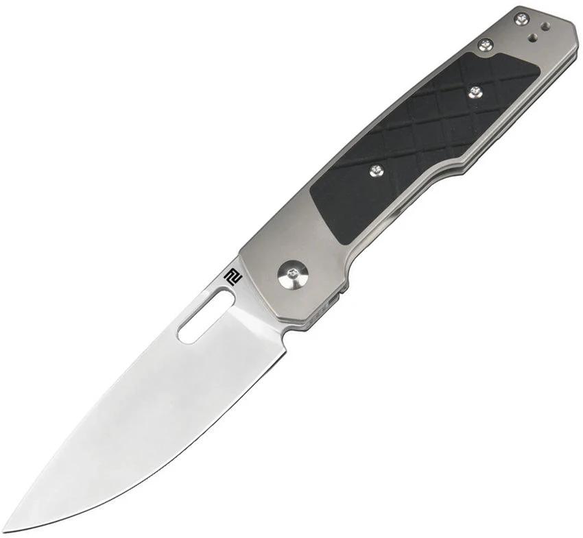 Artisan Gambit Pawn Framelock Blk G10 1874G-BK by Artisan