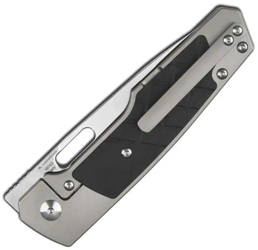 Artisan Gambit Pawn Framelock Knife For EDC Enthusiasts Premium S90V Blade Black G10 Handle Compact by Artisan