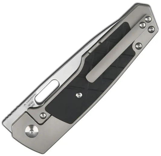 Artisan Gambit Pawn Framelock Knife For EDC Enthusiasts Premium S90V Blade Black G10 Handle Compact by Artisan