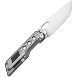 Artisan Beest Framelock Gray Folding Knife S35VN Blade Titanium Frame Compact Premium EDC For Professionals by Artisan