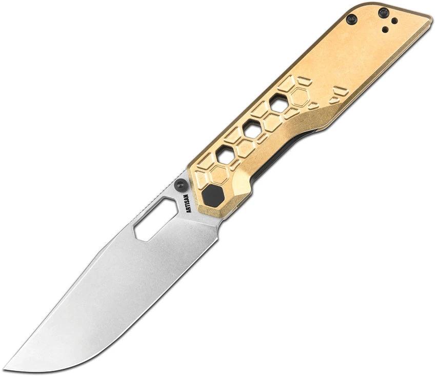 Artisan Beest Linerlock Brass 1878P-BR by Artisan
