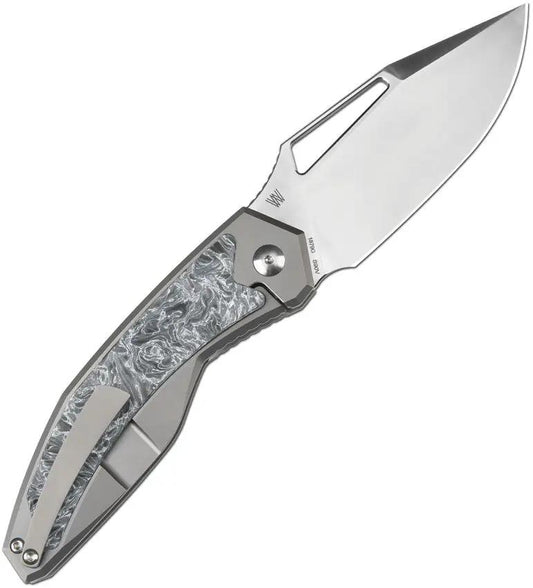 Artisan Fragarach Framelock Folding Knife With S90V Blade And Titanium Fat Carbon Frame For Elite EDC Enthusiasts by Artisan