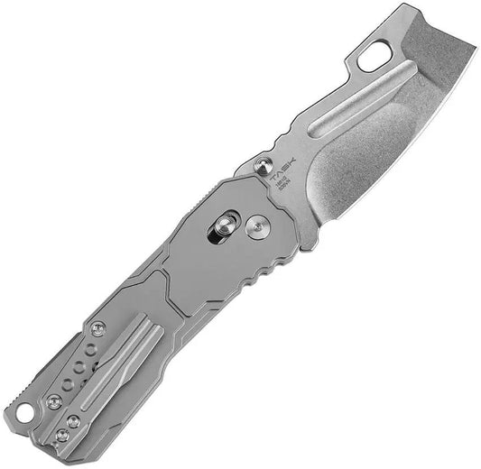 Artisan Butcherling Folding Knife 1881GGY Crossbar Lock High Performance Compact EDC by Artisan