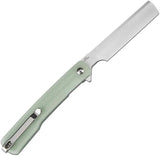 Artisan Orthodox Linerlock Rugged Jade G10 Handle Knife 3.5 Inch Satin Blade AR RPM9 For EDC Enthusiasts by Artisan