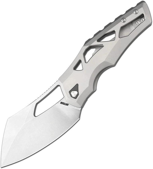 Artisan Tortoise Framelock Titanium 1884G-BK by Artisan