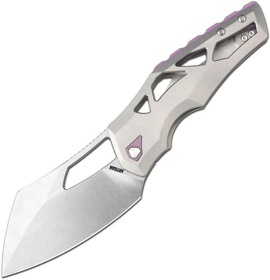 Artisan Tortoise Framelock Titanium PP 1884G-PU by Artisan