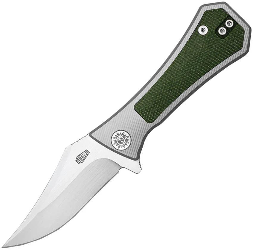 Auxiliary Manufacturing Deadhead Bowie Framelock AUX-002MGN by Auxiliary Manufacturing