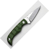 Auxiliary Manufacturing Karl Jr Deadhead Fixed Blade Knife For Outdoor Enthusiasts 7In Overall Full Tang Green Micarta by Auxiliary Manufacturing