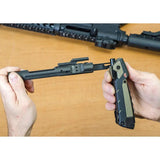 Real Avid AR15 Gun Tool Pro AllinOne Maintenance Kit For AR Owners With Field Tools Sights Scrapers And Bit Set by Real Avid
