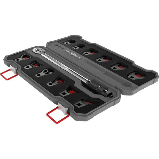 Real Avid Master-Fit AR-15 Crowfoot Wrench Set 13-Piece With 1/2-Inch Torque Wrench For Shooters And Gunsmiths by Real Avid