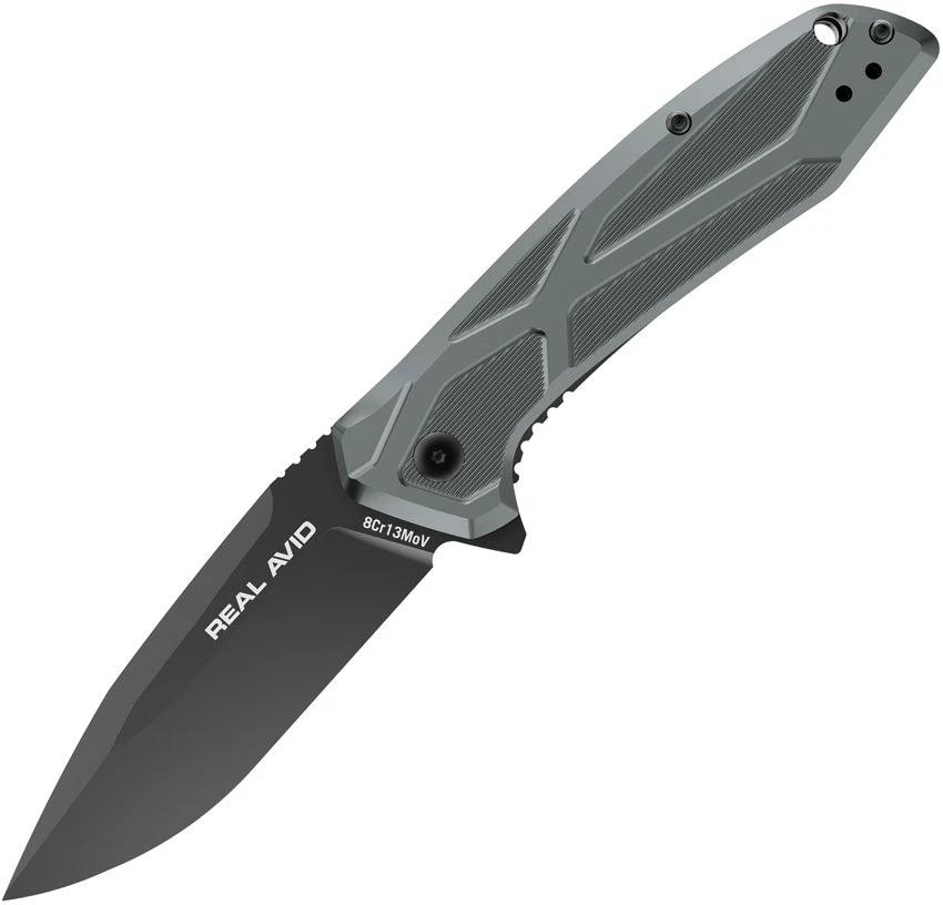 Real Avid RAV 2 Linerlock A/O Gray AVRAV2 by Real Avid