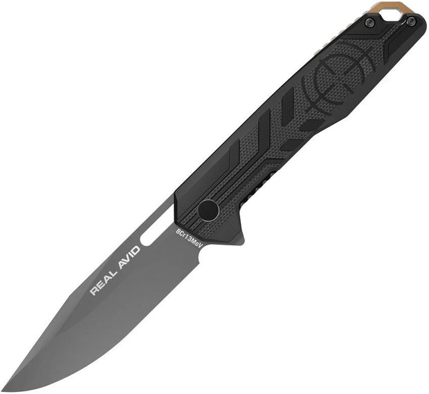 Real Avid RAV 7 Linerlock A/O Black AVRAV7 by Real Avid