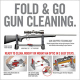 Real Avid Speed Stand AVSSFG Firearm Maintenance Stand For Rifles And Pistols Stable Adjustable Feet For Gun Owners by Real Avid