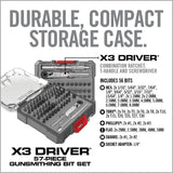 Real Avid X3 Driver 57-Piece Bit Set AVX3GBS57 by Real Avid