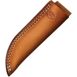 Anza LJ Bone Fixed Blade Knife Full Tang Clip Point File Steel Blade Leather Sheath Outdoors Enthusiasts by Anza