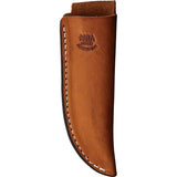 Anza JWKR2M Fixed Blade Knife Micarta Full Tang 3.75in Blade Made From A File With Brown Leather Sheath For Outdoorsmen by Anza