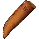 Anza Fixed Blade Knife LJ Bone Full Tang 3.75Inch Blade With Durable Brown Leather Belt Sheath For Outdoorsmen by Anza